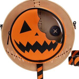 Legendary: Loungefly Sam Trick Or Treat Lollipop Pumpkin Crossbody Bag *NWT*